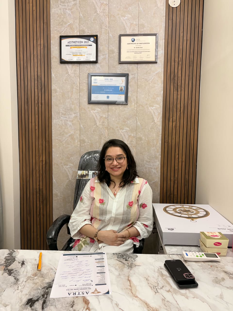 Dr. Sonika Soni Mitra at Astra Skin and Hair Clinic
